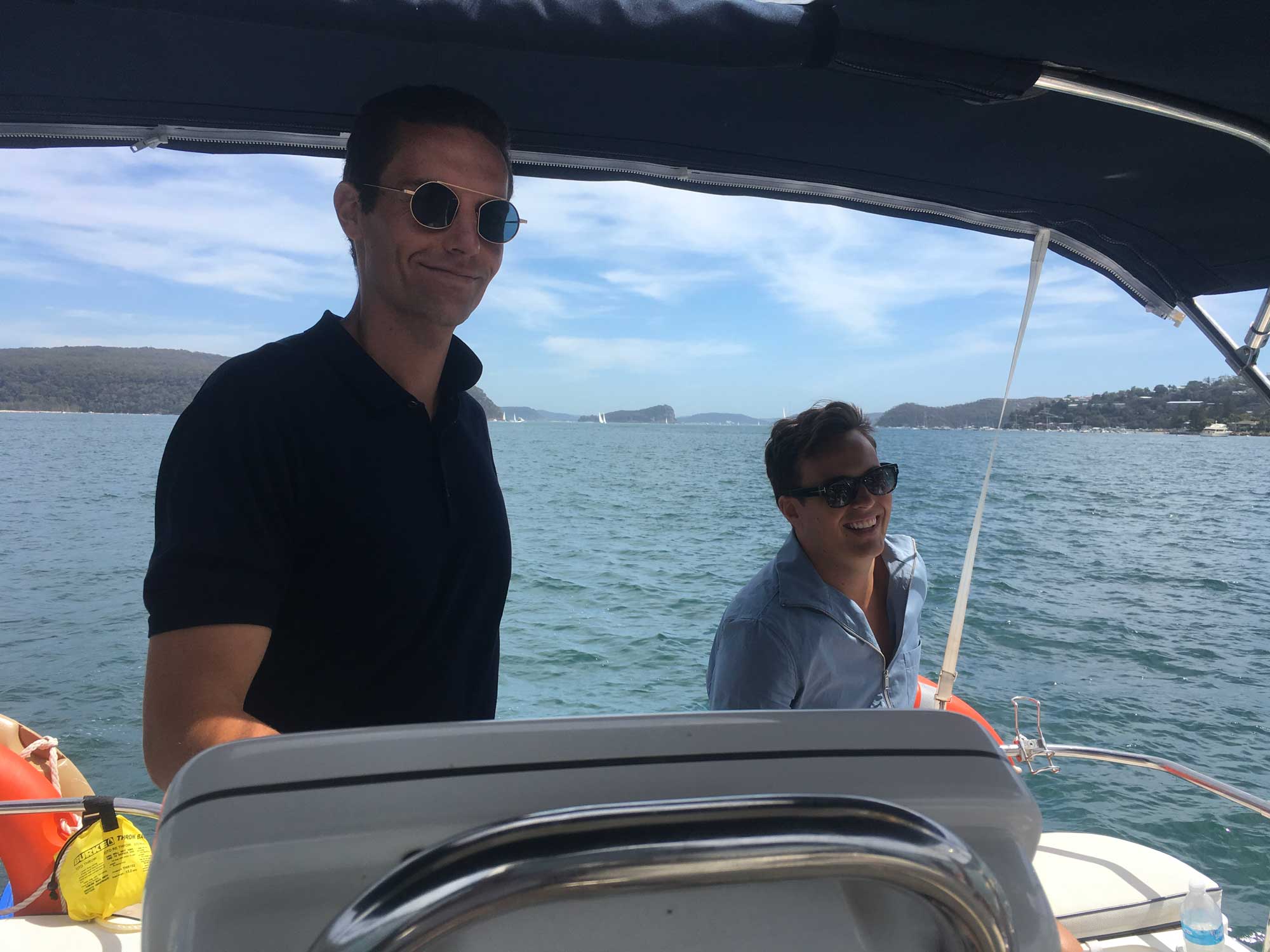 Team Days and Corporate aboard a yacht on Pittwater